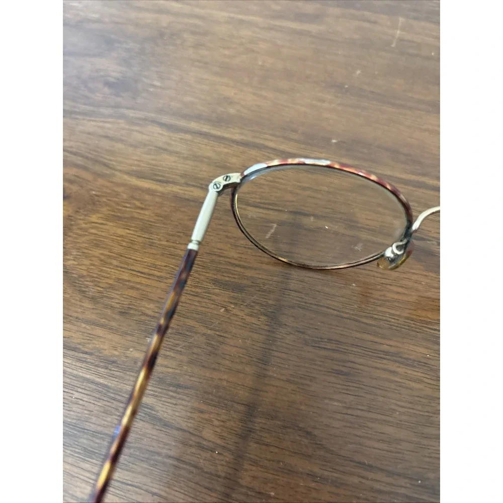 GIORGIO ARMANI EYEGLASSES 186-721 TORTOISE FINISH METAL Frames Italy 51-20-145